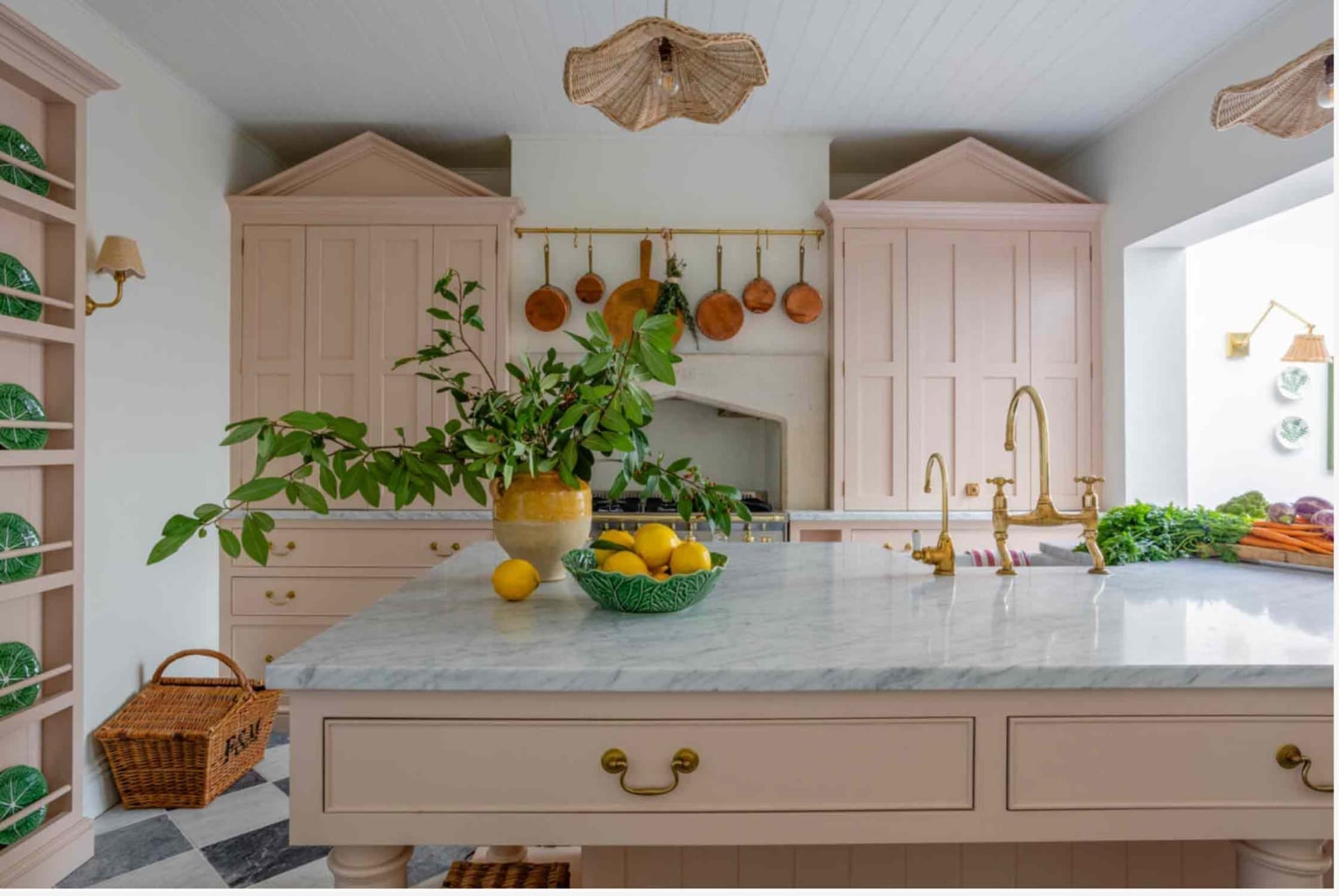sean symington pink  kitchen