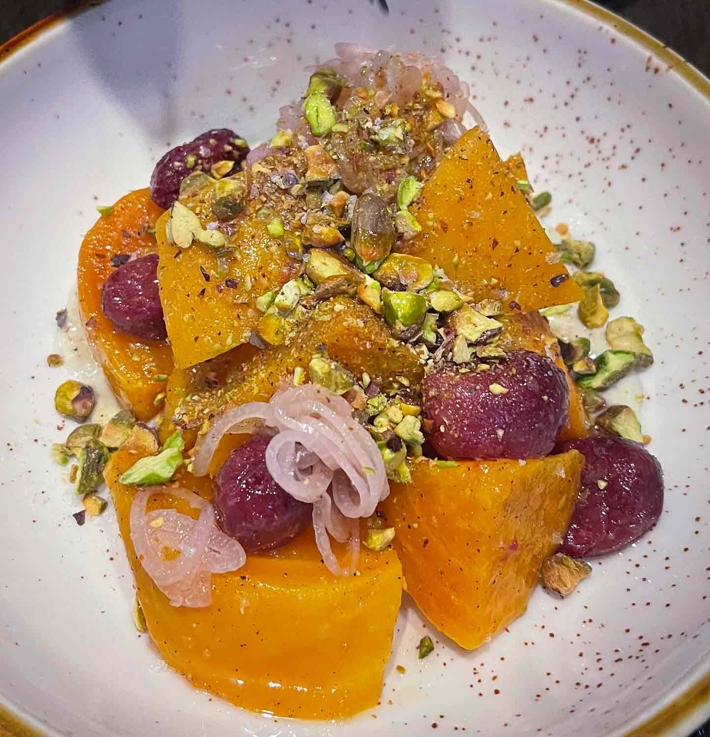 Geoffrey Zakaria's beet salad
