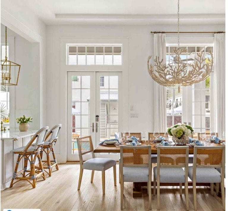 serena and lily rosemary beach dining room | Beautiful Beach House