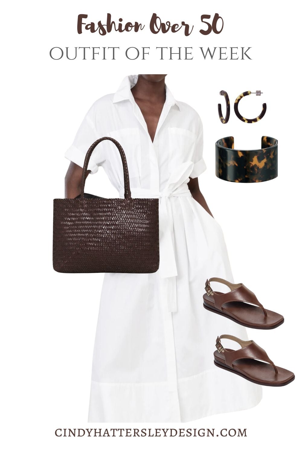 outfit of the week banana republic factory shirt dress