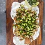 Chick Pea Roasted Cauliflower & Fresh Cucumber Appetizer