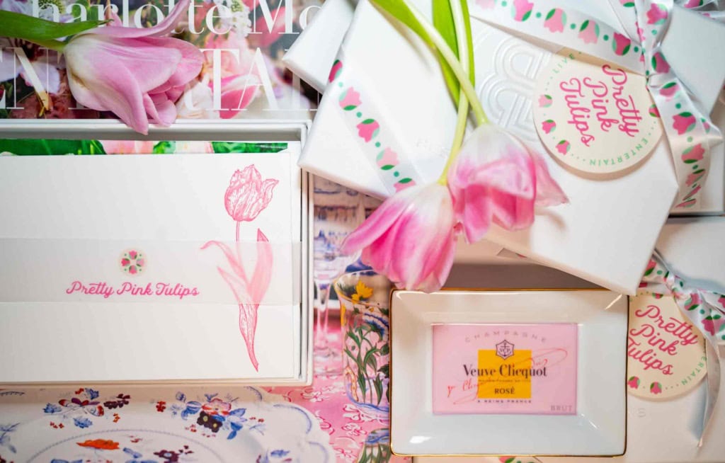 Pretty Pink Tulips Bespoke Stationery
