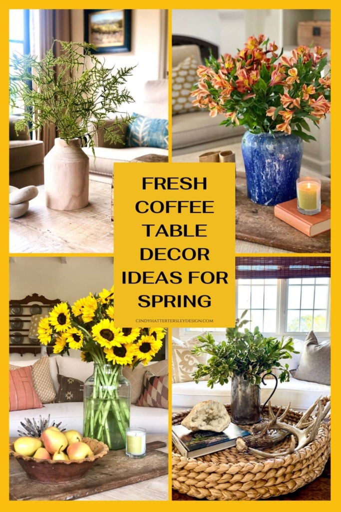Fresh Coffee Table Decor Ideas to Welcome Spring