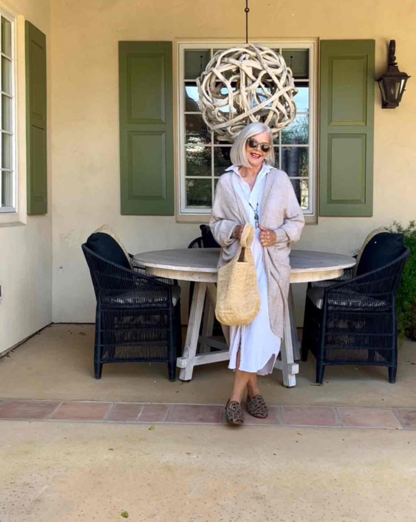 Mersea sweater and frank and eileen shirt dress