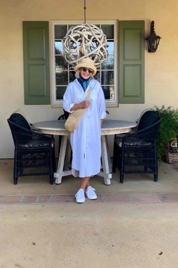 Stunning Ways to Style a White Shirt Dress at any Age