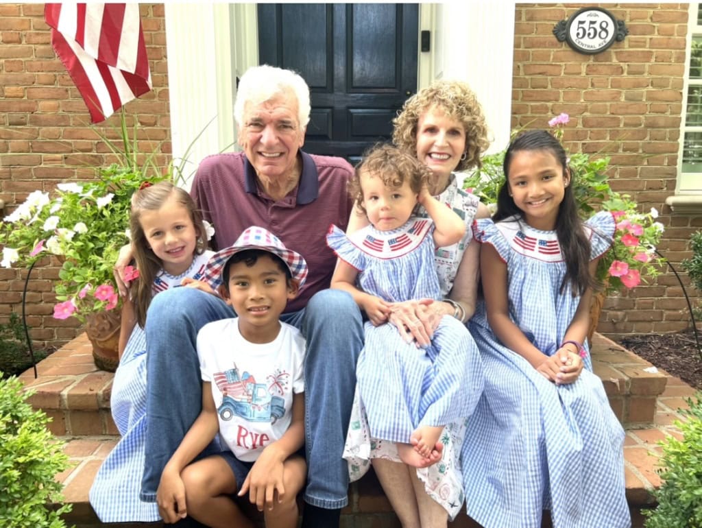 Jeanette Heitz and grandchildren