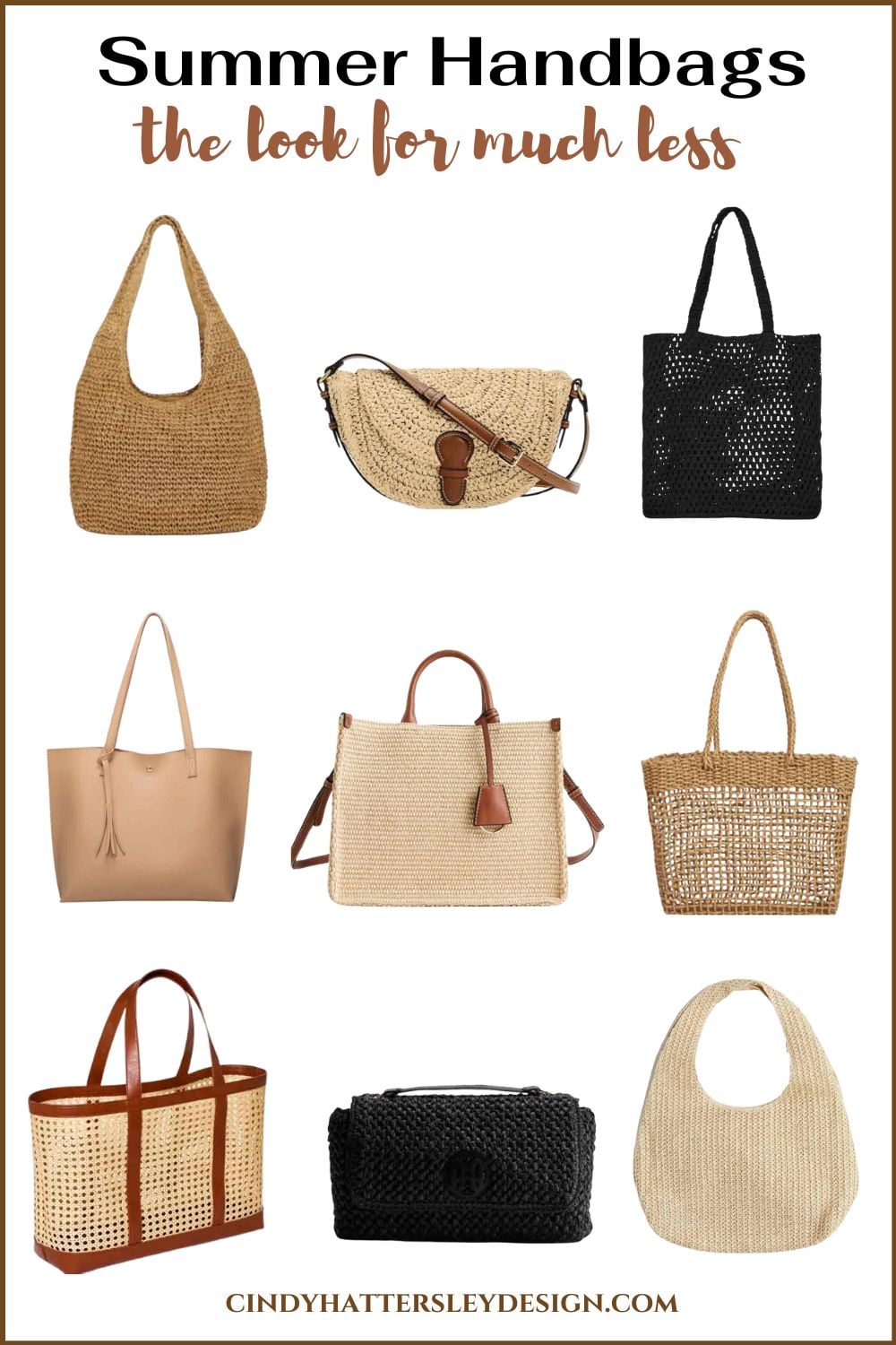 Chic Summer Handbags That will Elevate your Over 50 Style for Under $50