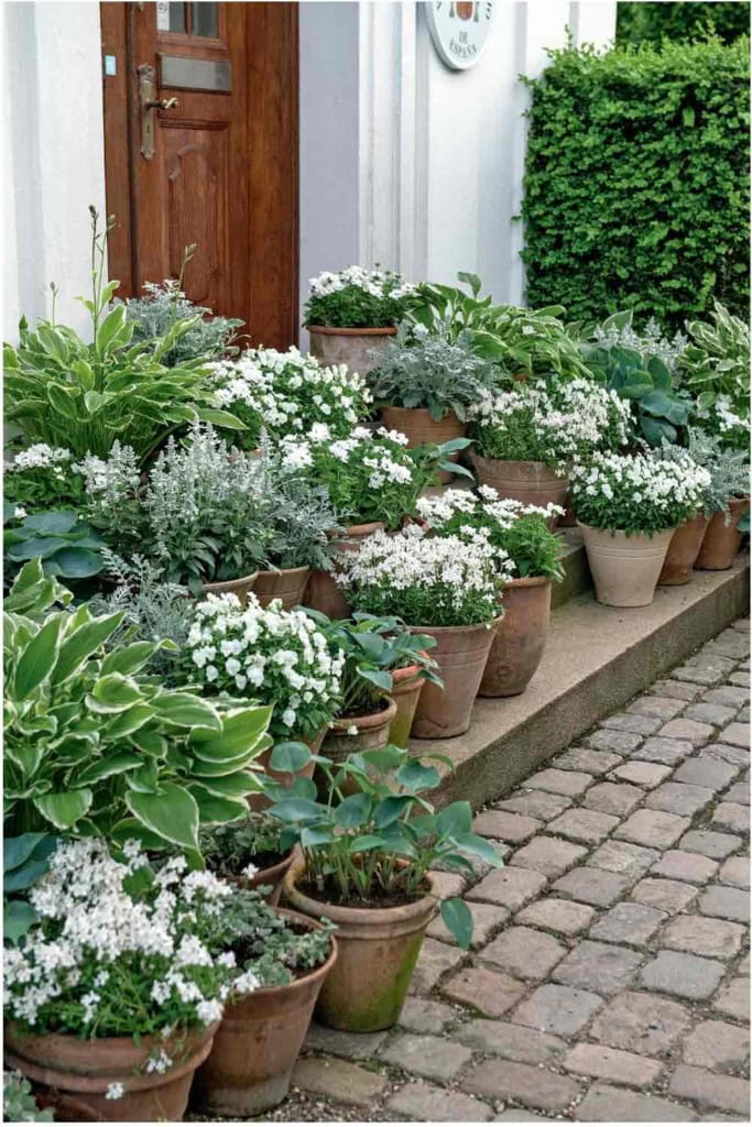 whtte pot garden claus dalby-house and garden