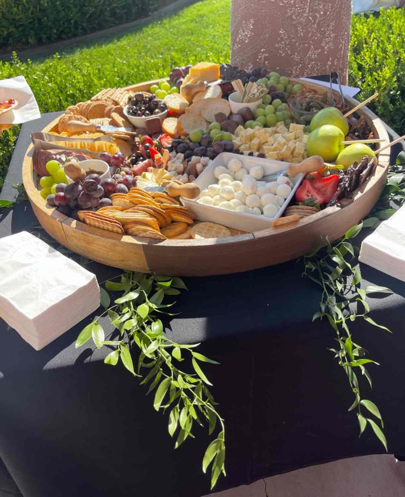wedding cheese tray