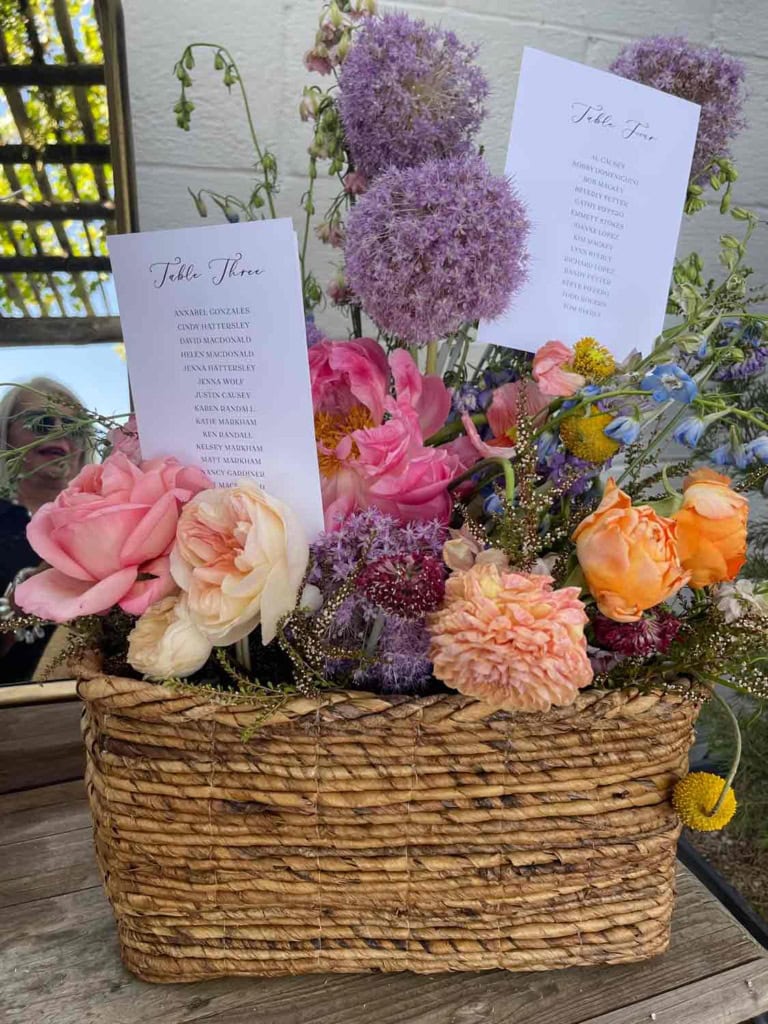 wedding floral arrangement