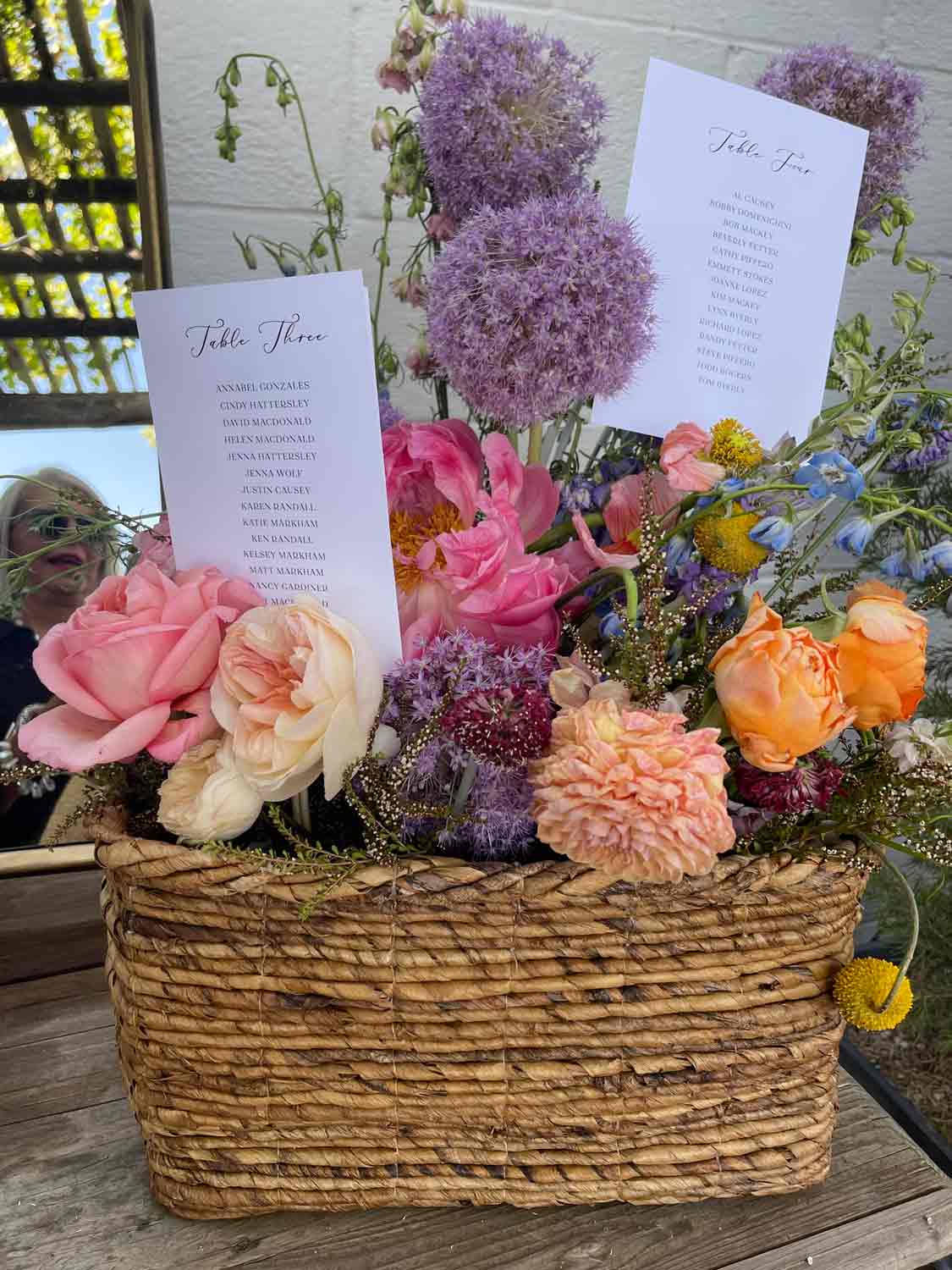 wedding floral arrangement