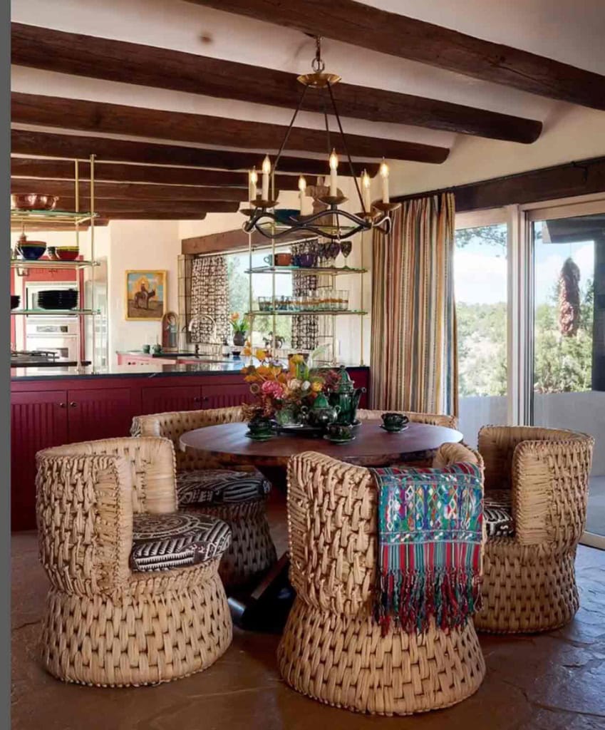 French and French designed dining space