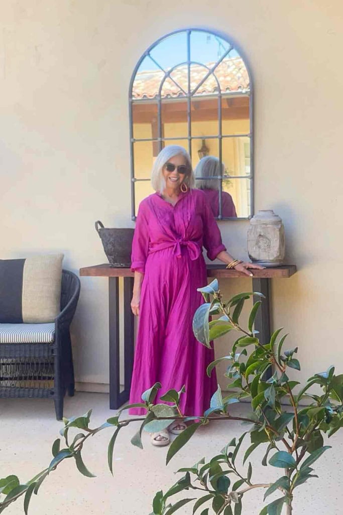 CP Shades lily skirt and blouse on Cindy Hattersley