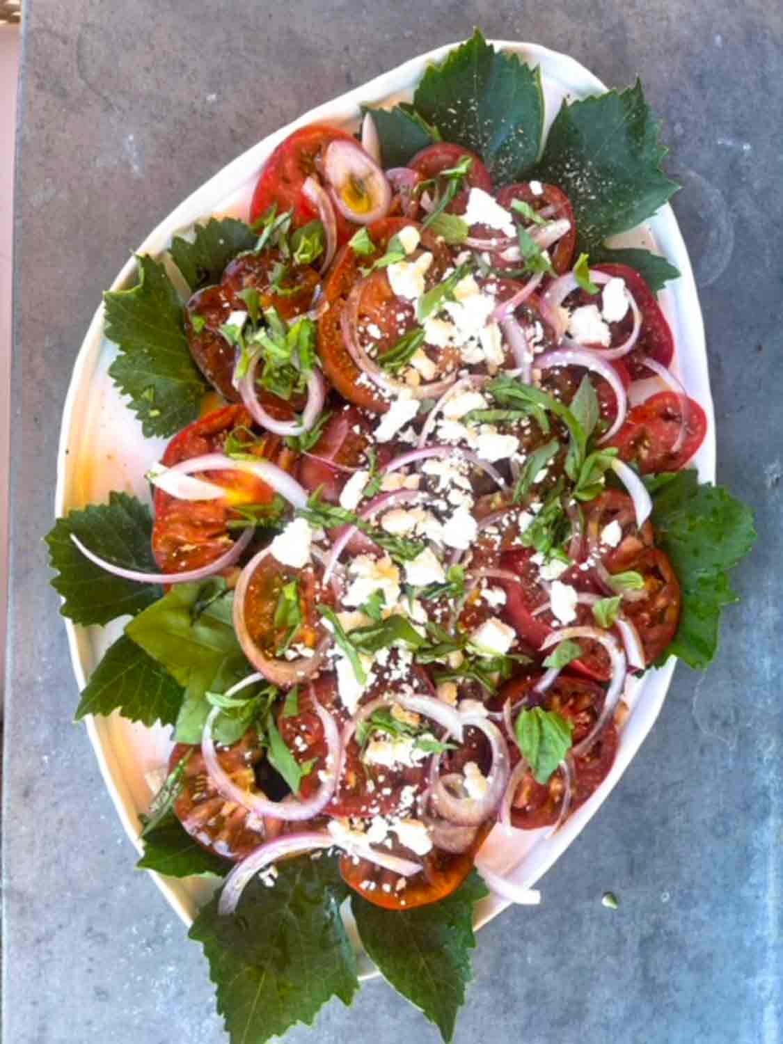 Heirloom Tomato Salad with Feta