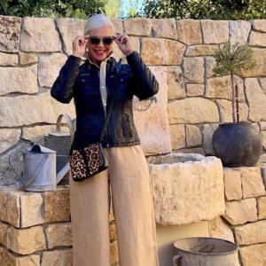 frank and eileen tuscan set with leather moto jacket for fall