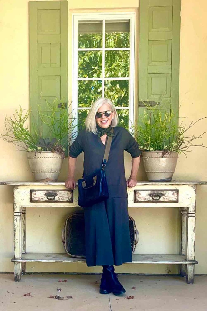 cos sweater and culotte set