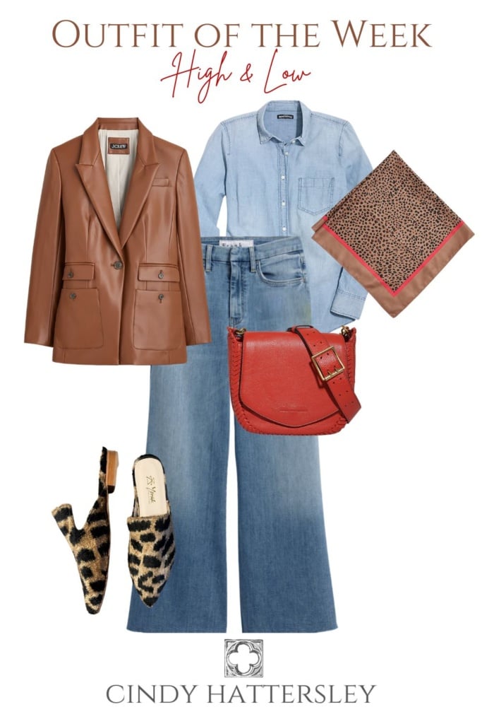OUtfit of the Week J Crew Faux Leather Jacket