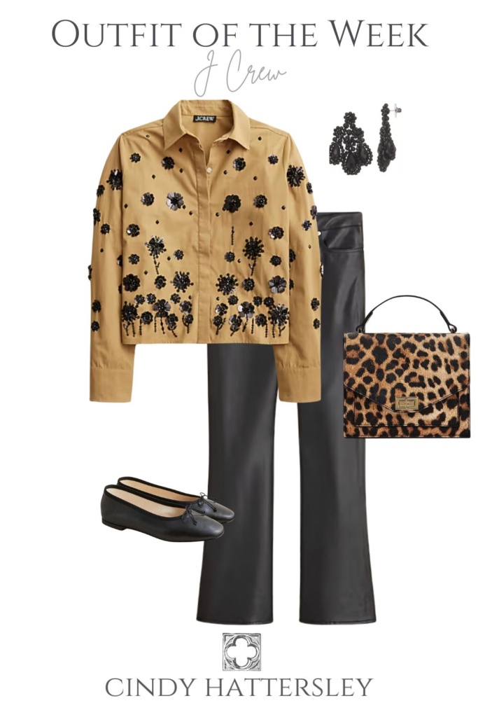 J Crew evening out outfit