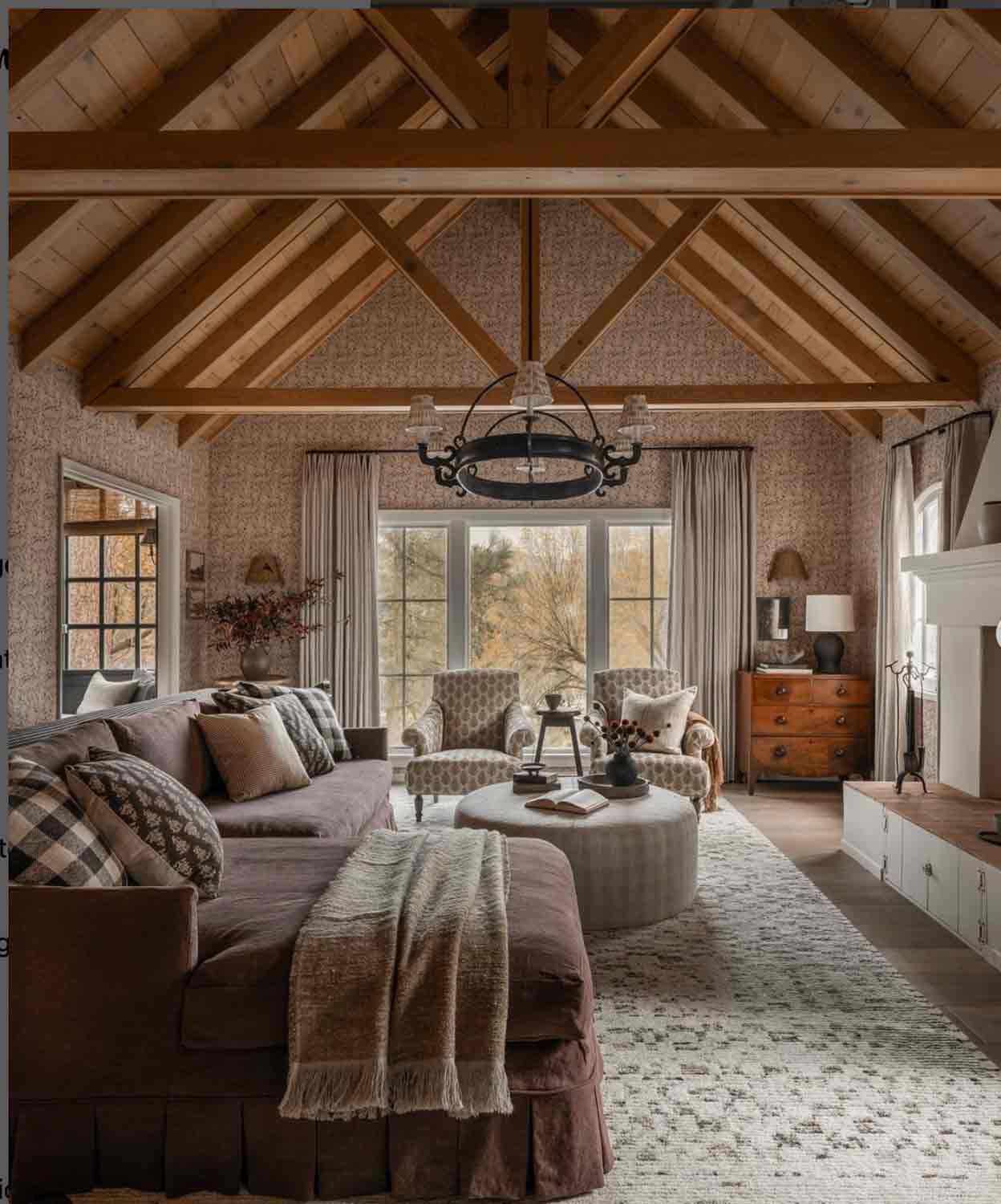 Amber Lewis living room Shade Degges Photo