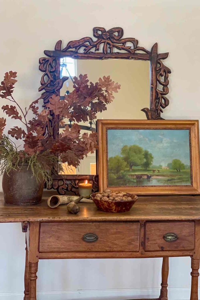 fall table vignette-cindy hattersley