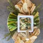 whipped lemon feta dip