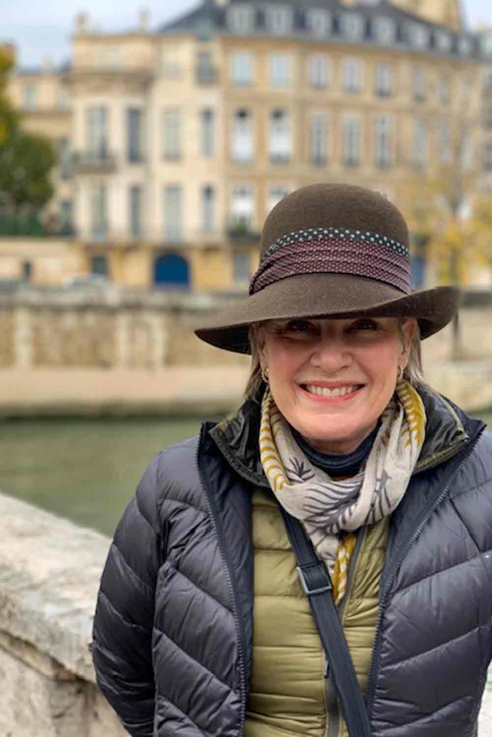 Ann Fulton in hat
