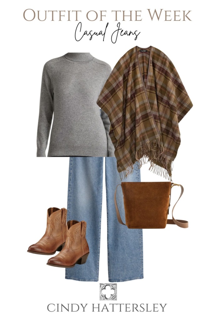 Autumn Outfit of the Week-RL poncho