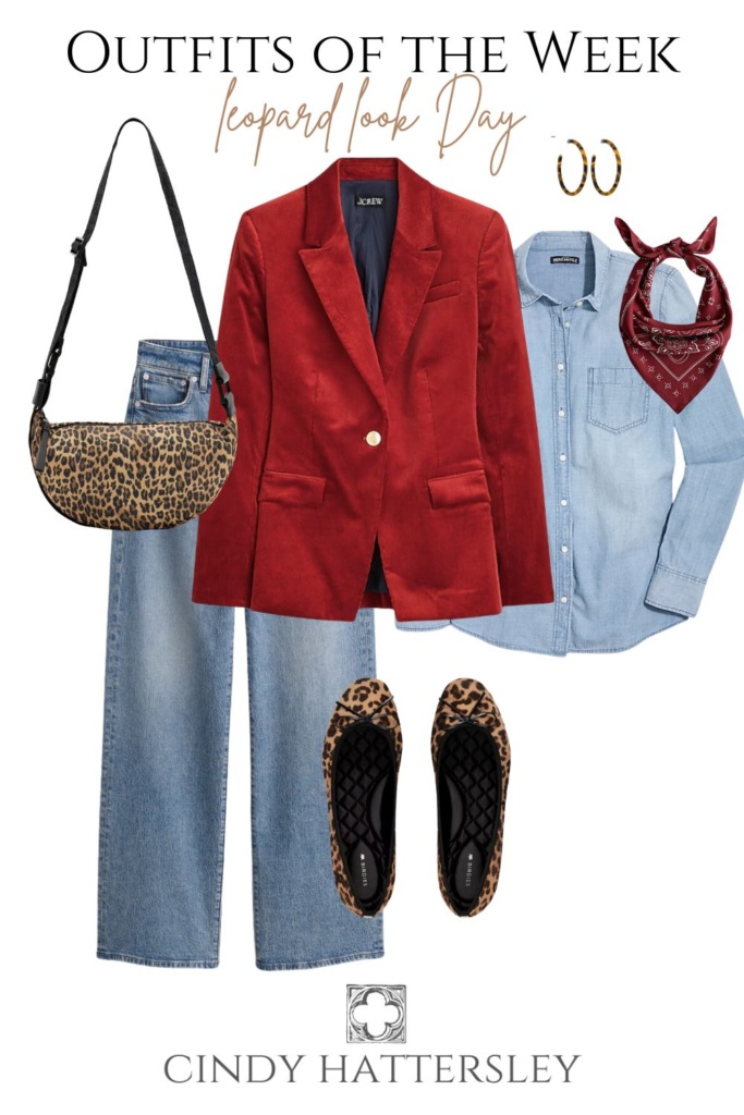 outfit of the week blazer and jeans