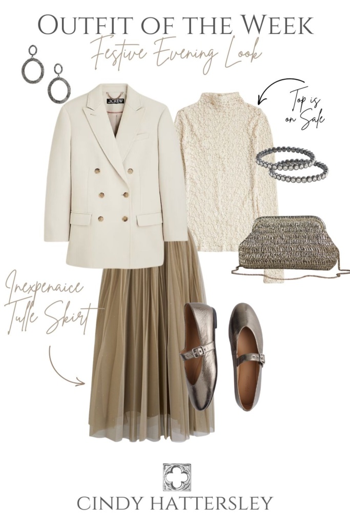 Outfit of the Week Festive Holiday Evening Look