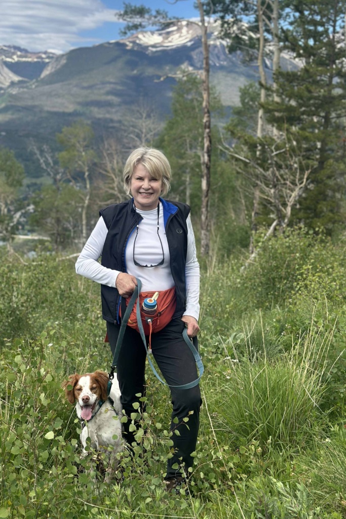 Ann Fulton and her pup