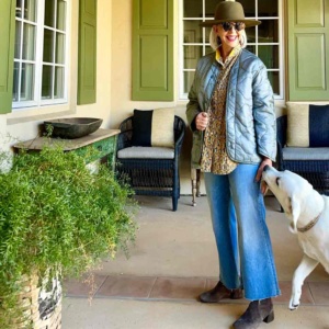 vintage liner jacket from Etsy