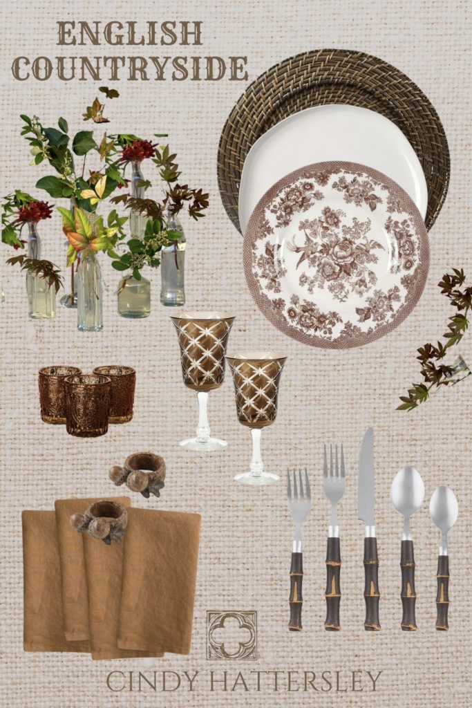 English Countryside Tablescape-Cindy Hattersley Design