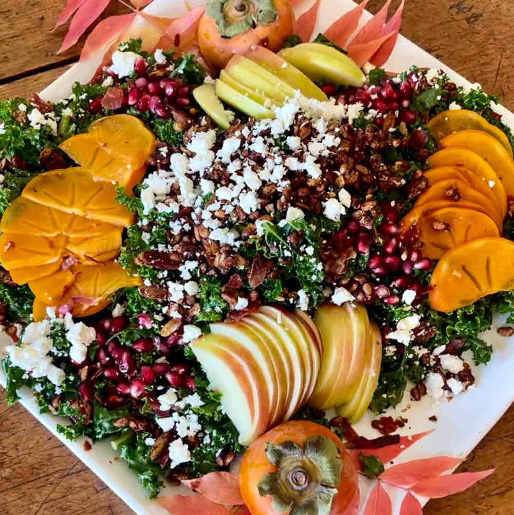 Ultimate Fall Harvest Salad you Can Make Ahead - Cindy Hattersley Design