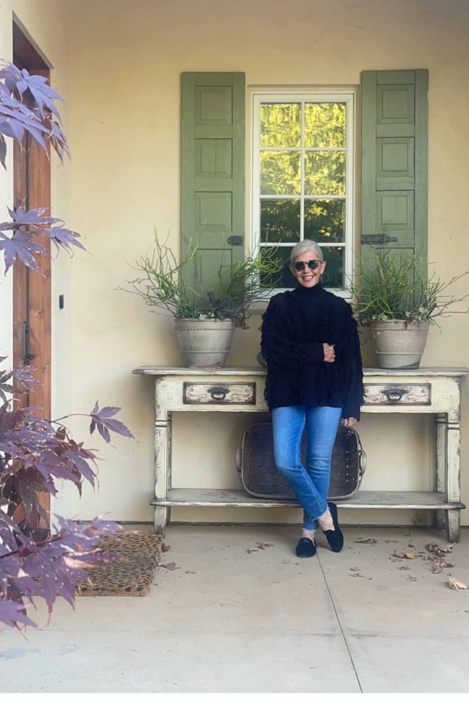 Cos Raggy Sweater & Jeans