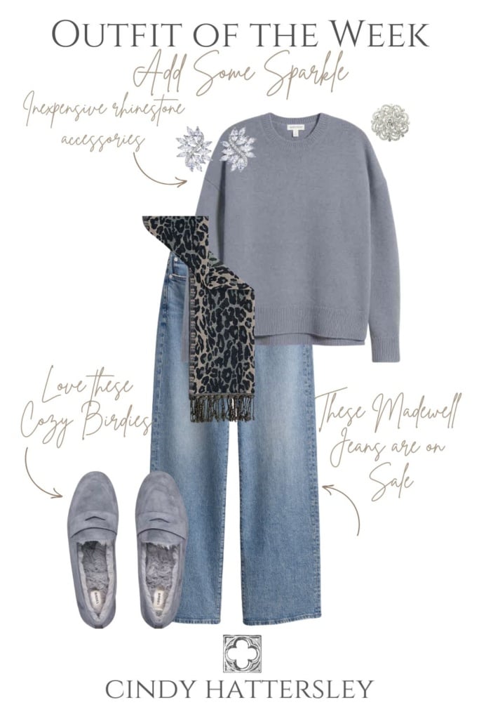 Cashmere Sweater and Jeans Outfit