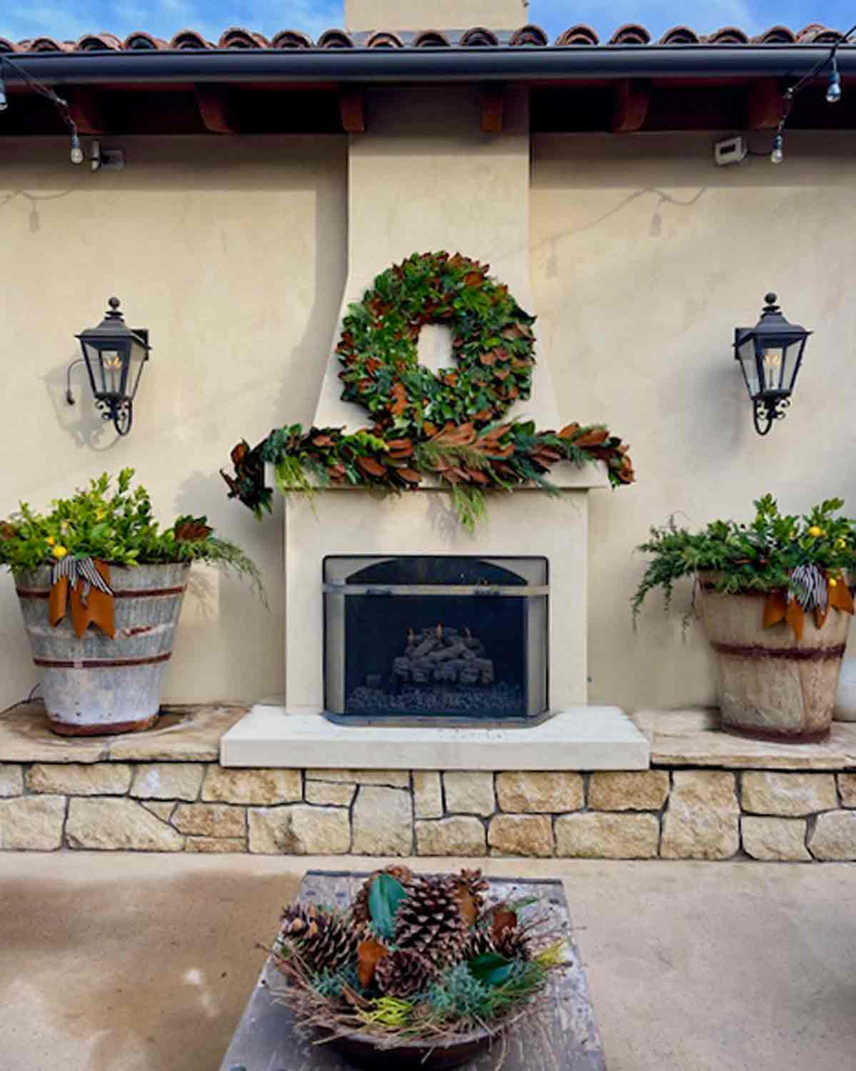Magnolia Company Fresh Greens Wreath and Garland