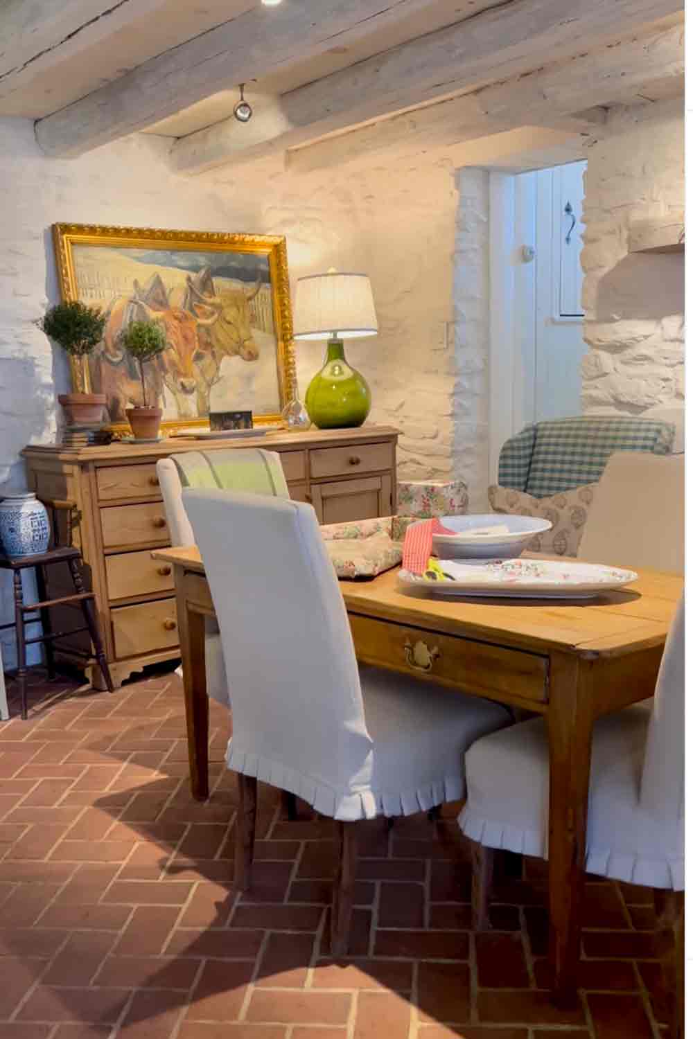 Virginia cottage dining room