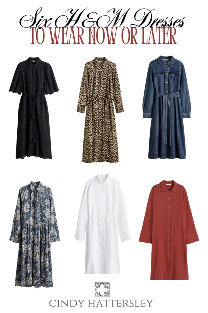 H&M dresses that can be worn now or later
