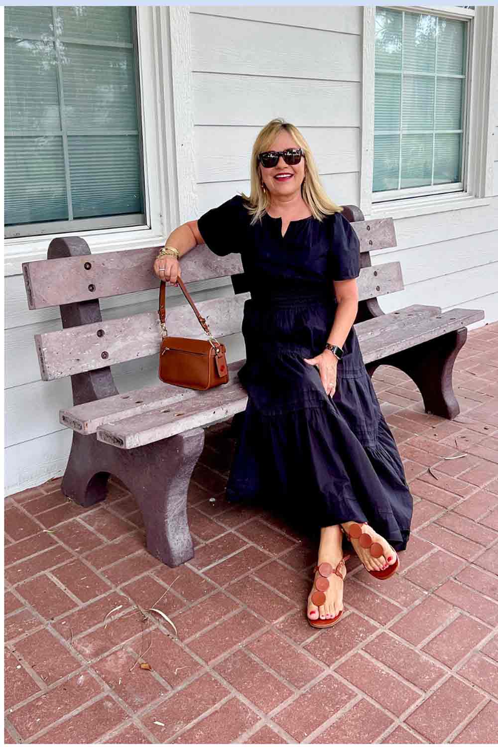 How to Style a Tiered Midi Dress After 50 and Beyond - Cindy Hattersley  Design