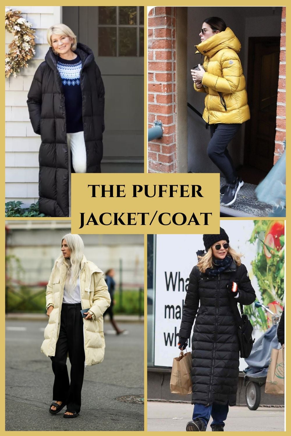 Best Winter Coats & Jackets for Savvy Women Over 50-The Puffer Coat