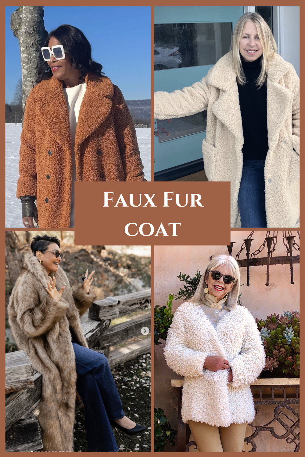 Best Winter Coats & Jackets for Savvy Women Over 50-The Faux Fur Coat