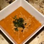 roasted tomato pepper soup