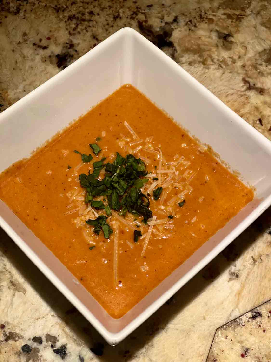 roasted tomato pepper soup