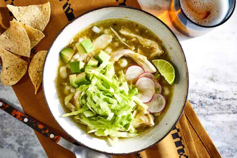 food and wine posole