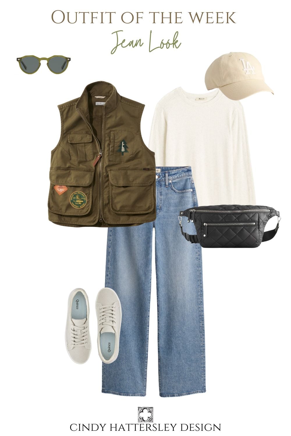 Camo Vest & JEANS LOOK