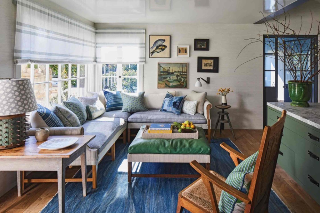 Jeffrey Alan Marks Montecito family room