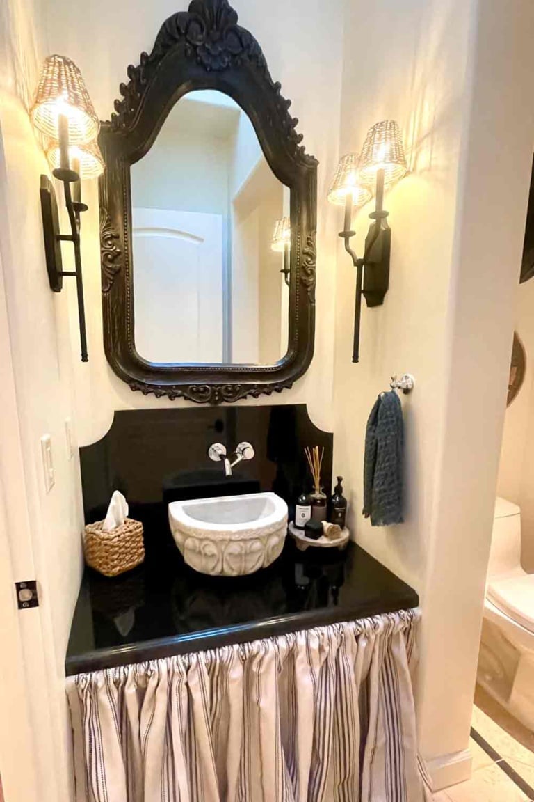 Before and After Easy Small Powder Room Changes for Maximum Impact