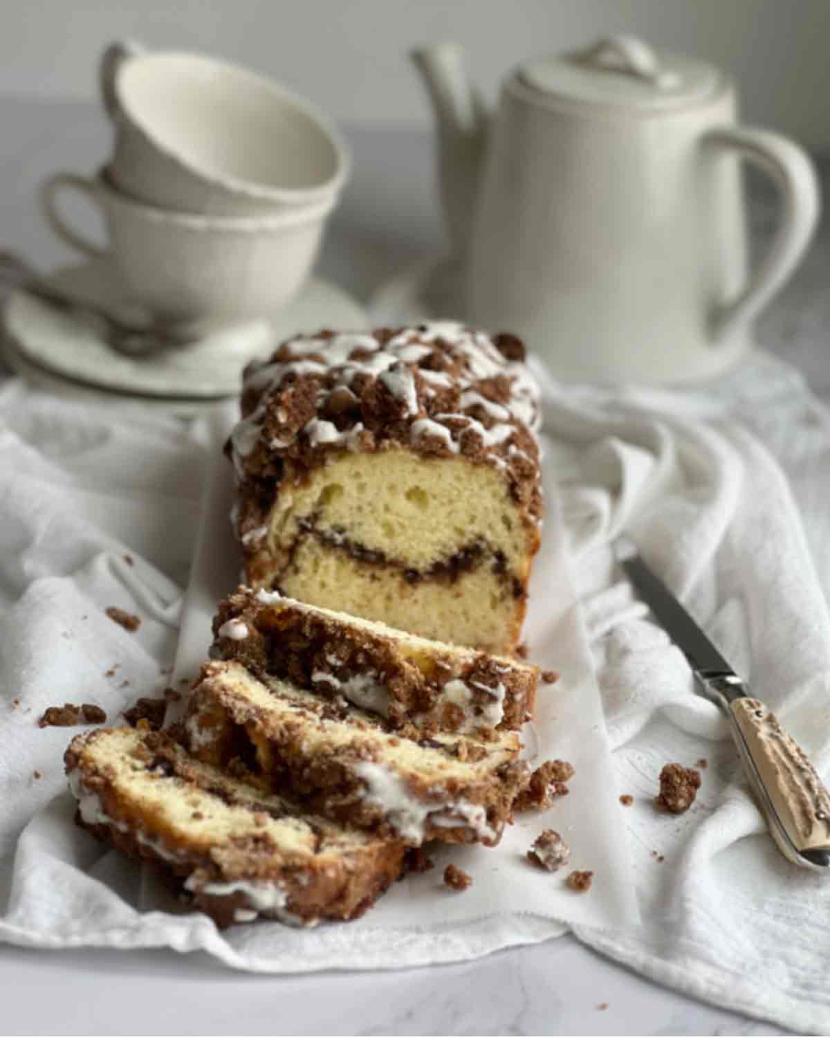 Cinnamin Swirl Quick Bread - Pine Cones and Acorns