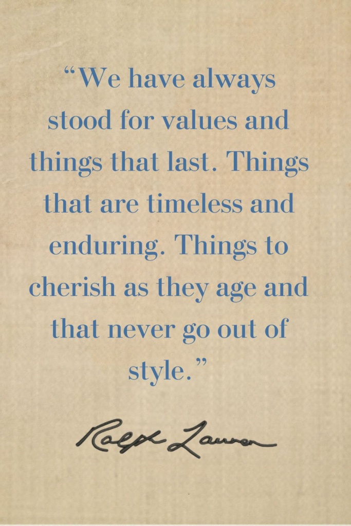 ralph lauren quote