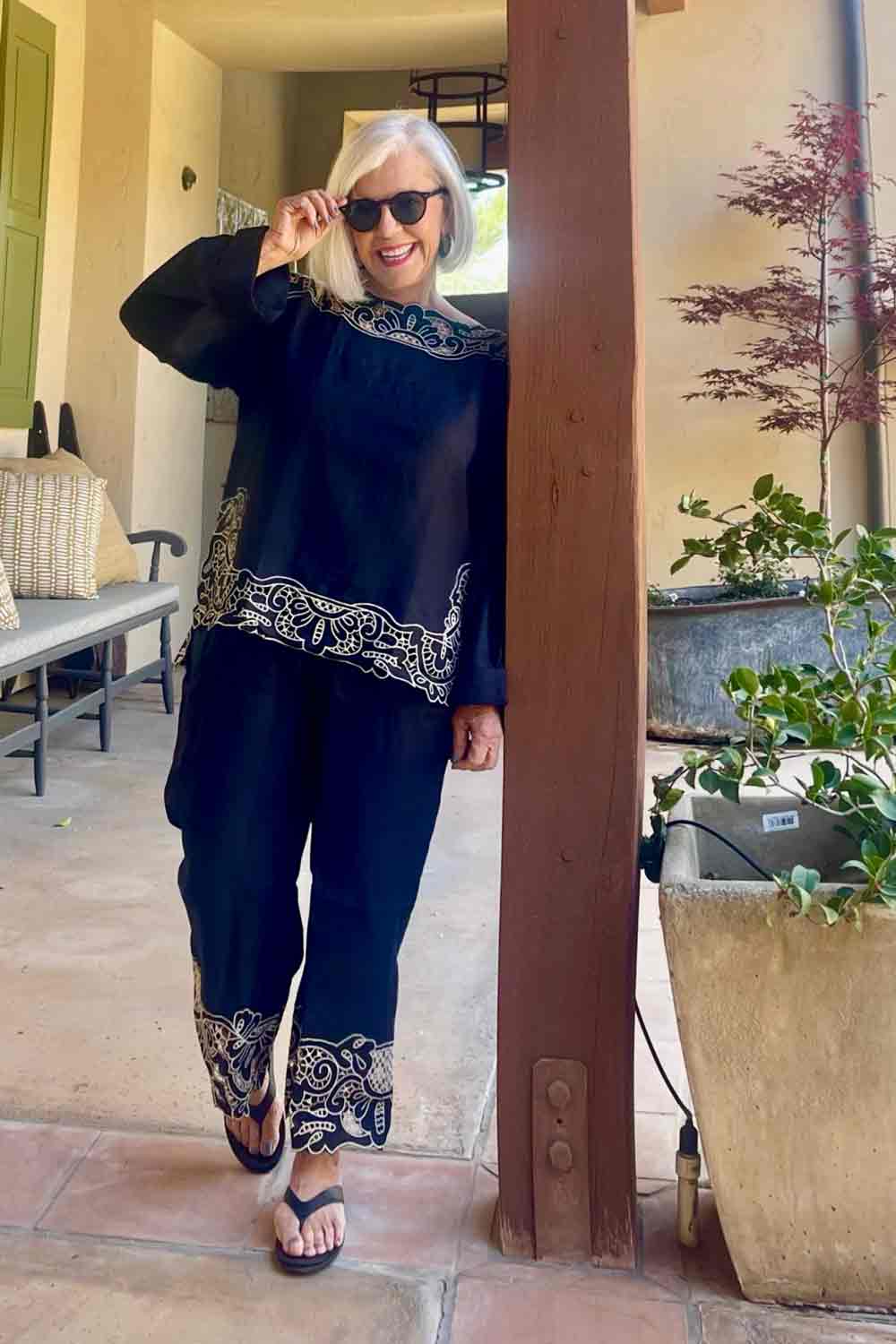 J Crew Embroidered Set